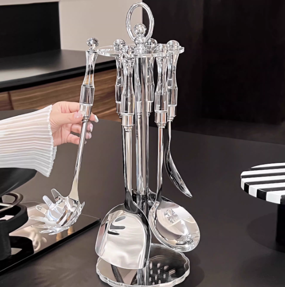 锅铲家用厨房炒菜铲子汤勺子不锈钢厨具套装高颜值漏勺铲勺